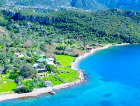 Marmaris Söğüt Dorf 378M2 Geeignet Für Investitionen Am Meer 378M2 Feld Zu Verkaufen