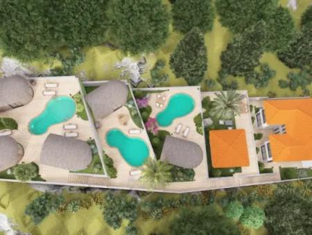 Boutique Hotel For Sale With 20 Rooms Infinity Pool With Forest View In Atakoy, 7 Km From Akyaka, Mugla