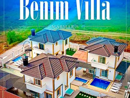 Villa For Sale In Marmaris Çetibeli With 3 Swimming Pools And Children's Pool And Caretaker House In 780M2 Plot