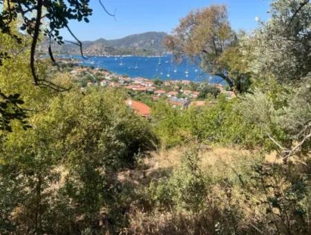 Land For Sale In Marmaris Selimiye Neighborhood With Sea View 5200M2 Suitable For The Construction Of 2 Villas Or Hotel Construction