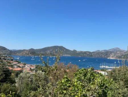 Marmaris Selimiye Mahallesinde Deniz Manzaralı 5200M2 Satılık Arsa 2 Villa Yapımına Yada Otel Yapımına Uygun Gayrimenkul